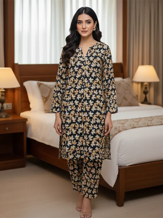 Printed Lawn Collection 2026 Vol-FA 04 by Umar Poshak (D-09)