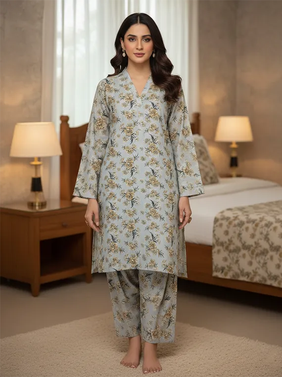 Printed Lawn Collection 2026 Vol-FA 04 by Umar Poshak (D-11)