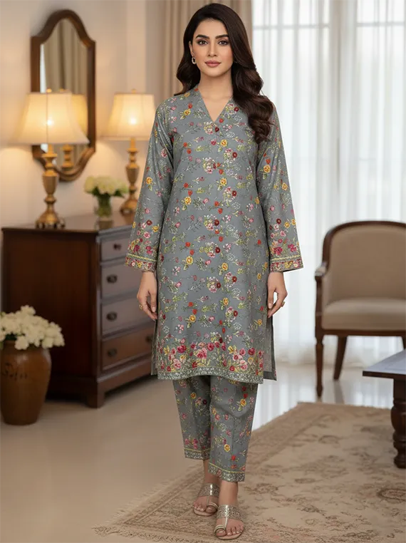 Printed Lawn Collection 2026 Vol-FA 04 by Umar Poshak (D-30)