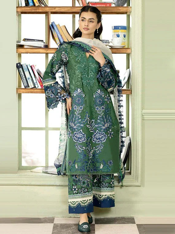 Printkari by Alzohaib Embroidery Lawn Collection 2026 (D-01)