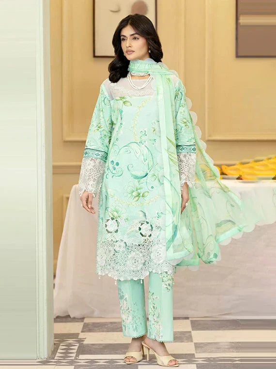 Printkari by Alzohaib Embroidery Lawn Collection 2026 (D-07)