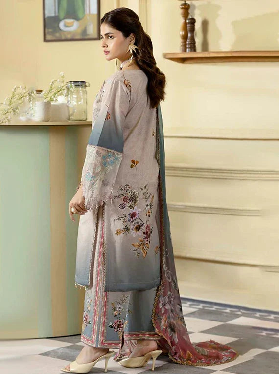 Printkari by Alzohaib Embroidery Lawn Collection 2026 (D-12)