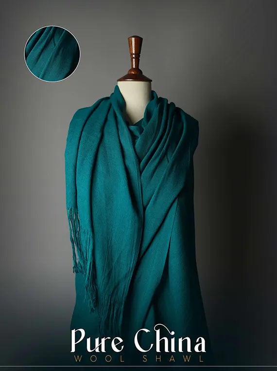 Pure China Wool Shawl Collection 2024 (D-28)