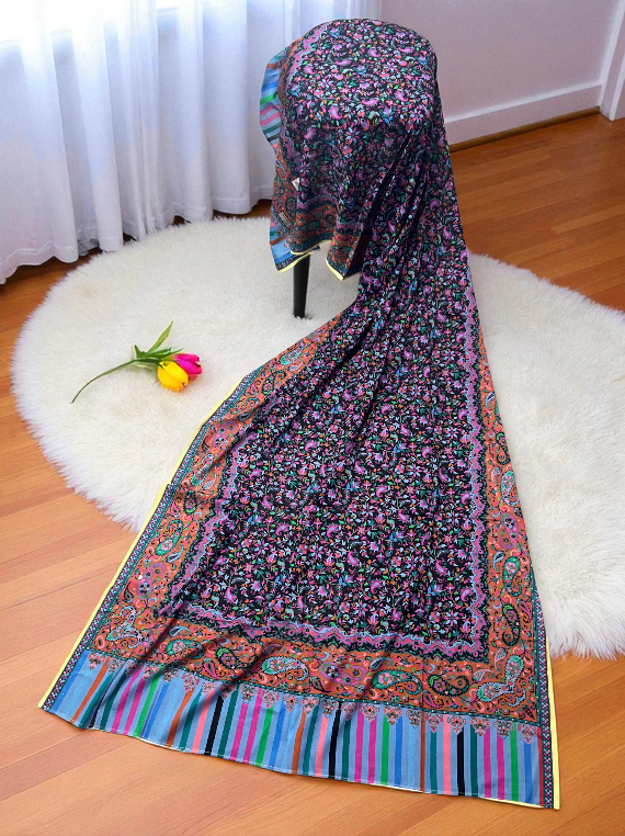 Pure Digital Printed Swiss Lawn Shawl Edit25 (25SH78-01)