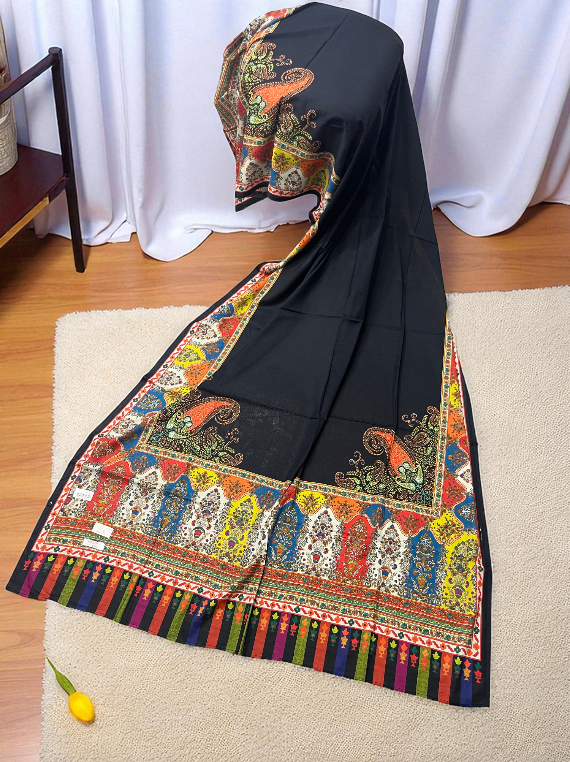 Pure Digital Printed Swiss Lawn Shawl Edit25 (25SH78-05)