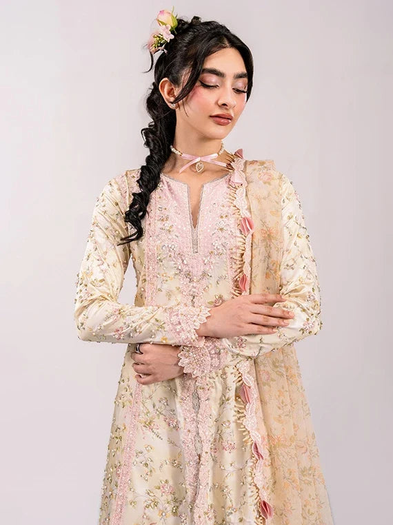 QALAMKAR Luxe Embroidered Silk Collection 2026 (QSL-03 SOLENE)