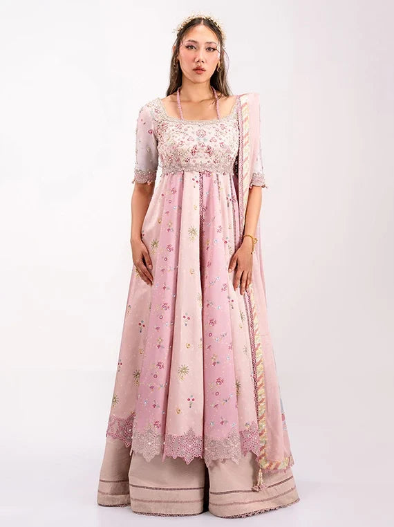 QALAMKAR Luxe Embroidered Silk Collection 2026 (QSL-04 LARA)