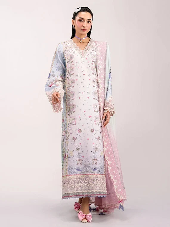 QALAMKAR Luxe Embroidered Silk Collection 2026 (QSL-05 AKARI)