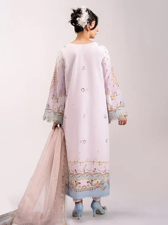 QALAMKAR Luxe Embroidered Silk Collection 2026 (QSL-07 NOA)