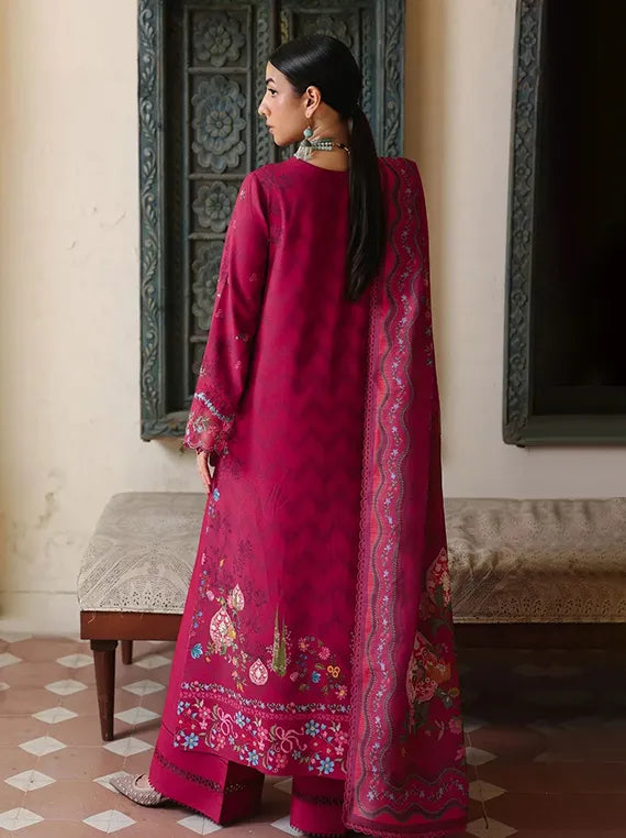 QPRINTS by Qalamkar Jacquard Collection 2025 (QW-02-A MIREL)