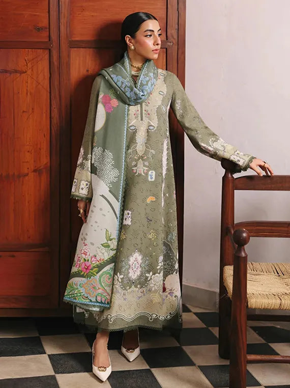 QPRINTS by Qalamkar Jacquard Collection 2025 (QW-09-A KHANZA)