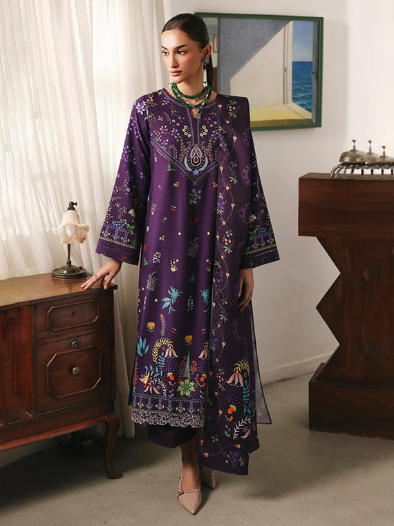 Premium Winter Wear Collection 2026 (Qalamkar-QW-05-A-ELIAN)