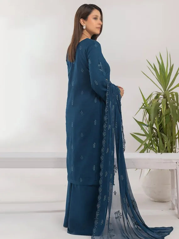 Qalamkar by Fantak Embroidered Viscose Collection 2025 (D-07)