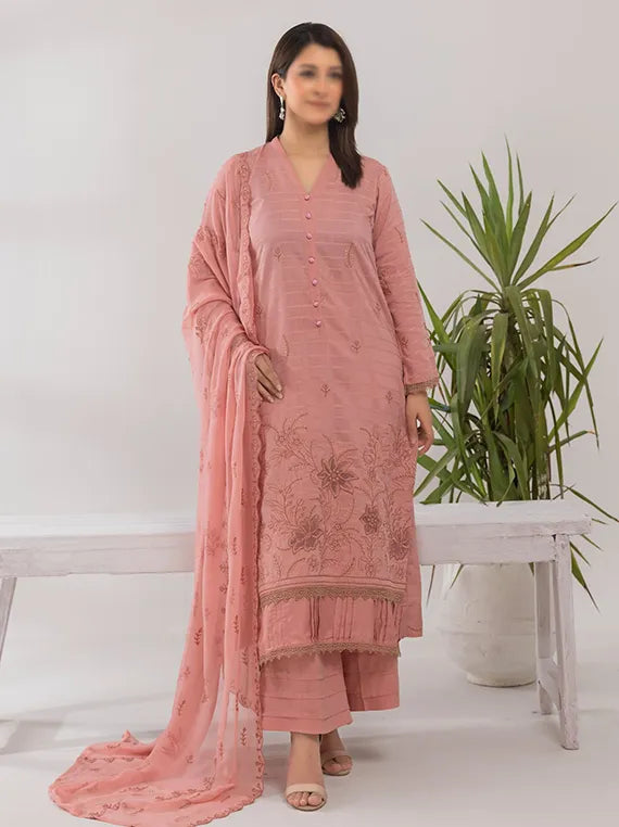Qalamkar by Fantak Embroidered Viscose Collection 2025 (D-08)