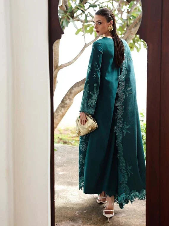 Qline by Qalamkar Embroidered Linen Collection 2026 (KL-11 MEADOW)