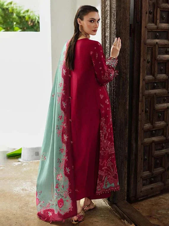 Qline by Qalamkar Embroidered Linen Collection 2026 (KL-12 ROOHI)