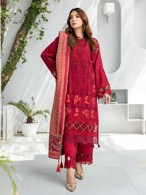 Queen Embroidered Winter Collection 2024 By Sitara Studio (QUN051)