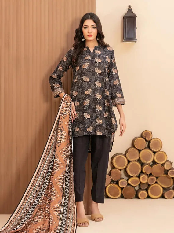 RAHAF Printed Khaddar Collection 20255 by Tawakkal Fabrics (D-4780)