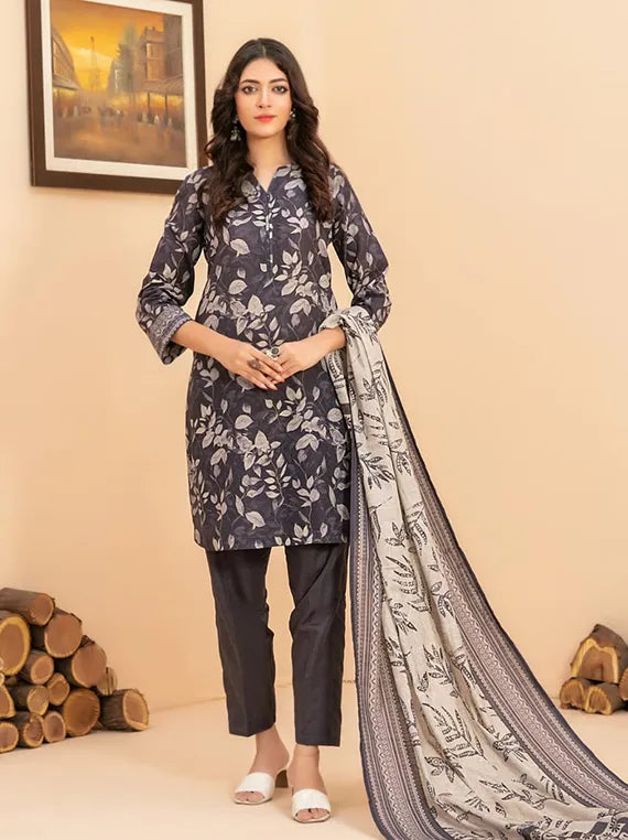 RAHAF Printed Khaddar Collection 20255 by Tawakkal Fabrics (D-4784)