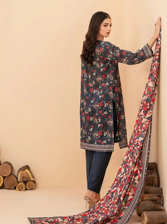 RAHAF Printed Khaddar Collection 20255 by Tawakkal Fabrics (D-4785)