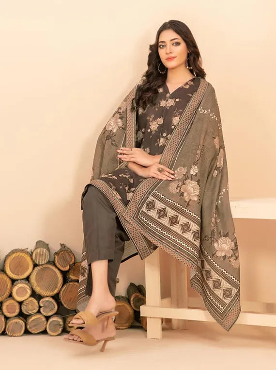 RAHAF Printed Khaddar Collection 20255 by Tawakkal Fabrics (D-4786)