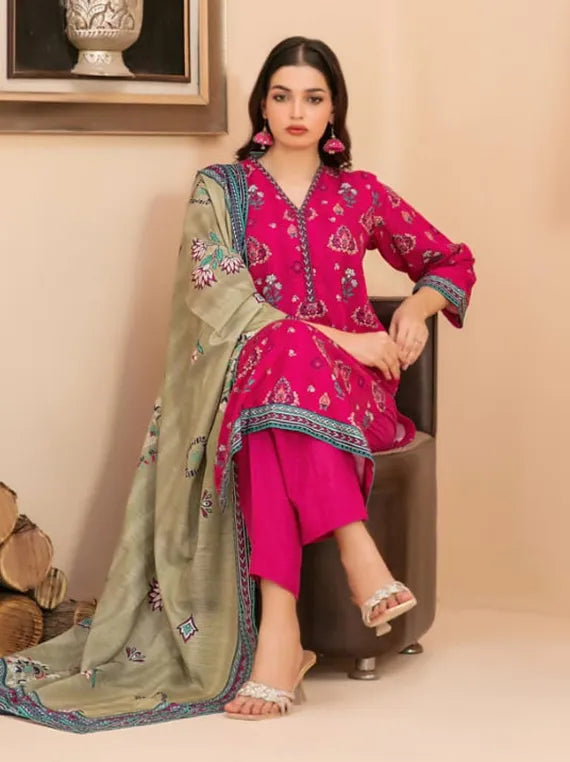 RAHAF Printed Khaddar Collection 20255 by Tawakkal Fabrics (D-4788)