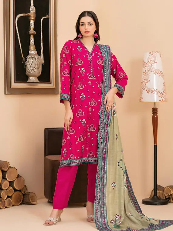 RAHAF Printed Khaddar Collection 20255 by Tawakkal Fabrics (D-4788)