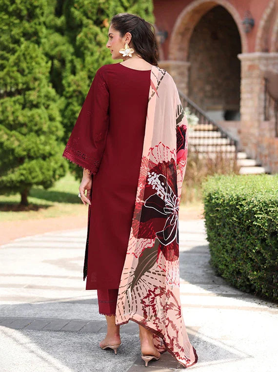 RAMEEN by Rang Rasiya Embroidered Lawn Collection 2026 (09-Noir Bloom)
