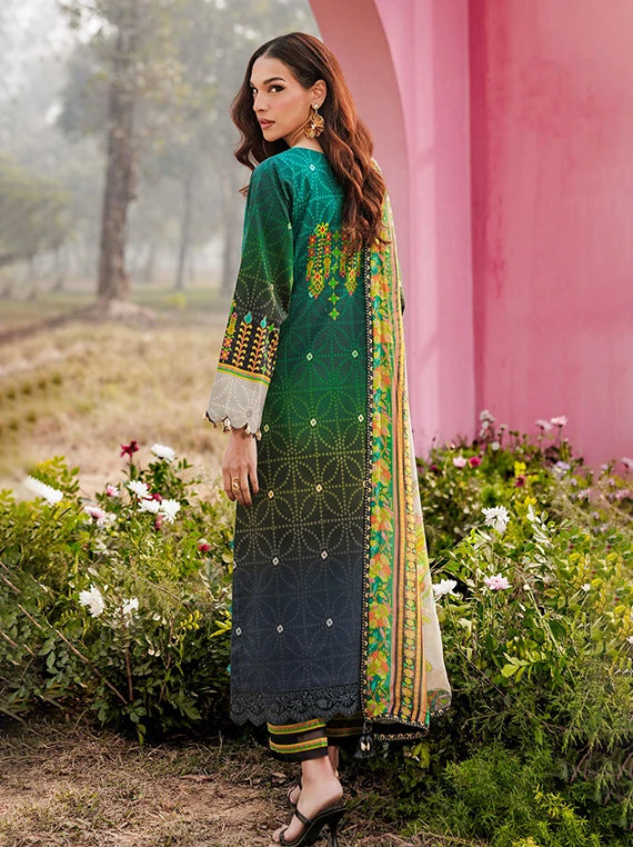 charizma green dress Charizma Embroidered Pakistani Luxury Dress