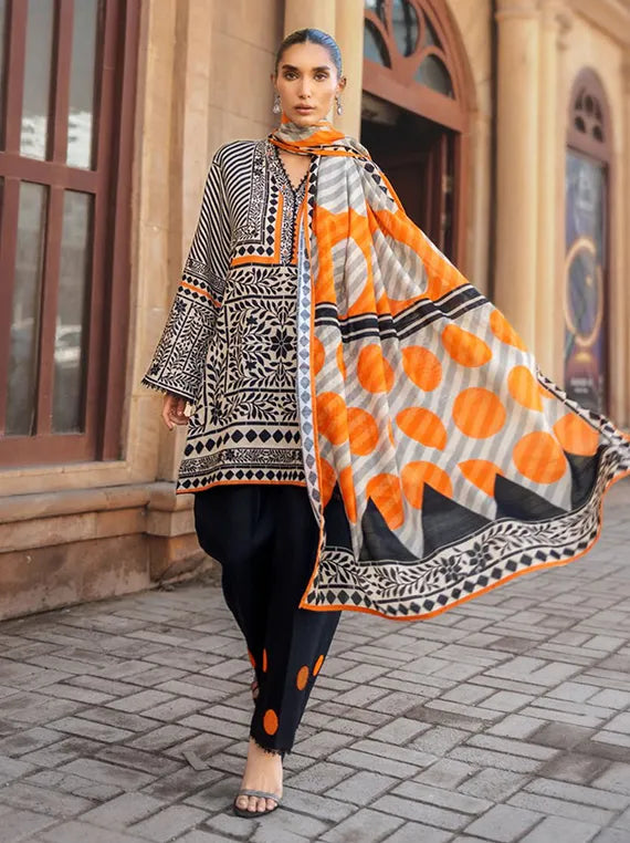 RANG-E-SUKOON by Gul Ahmed Printed Khaddar Collection 2025 (K-52100)