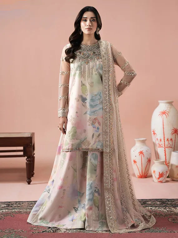 RANGEEN by Ramsha Festive Organza Collection 2026 Vol-01 (PS-105)