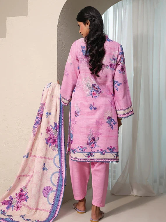 RAQS Digital Printed Khaddar Unstitched Collection'26 (D-06)