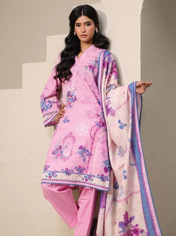RAQS Digital Printed Khaddar Unstitched Collection'26 (D-06)