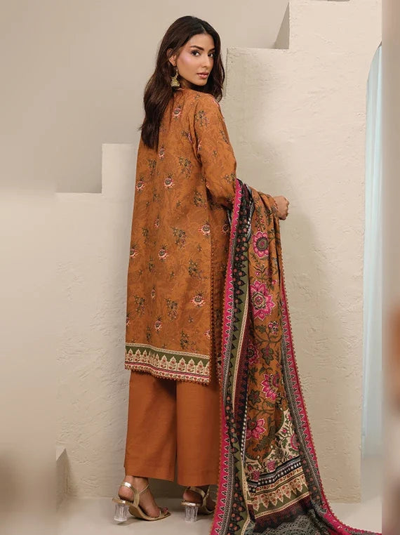 RAQS Digital Printed Khaddar Unstitched Collection'26 (D-10)