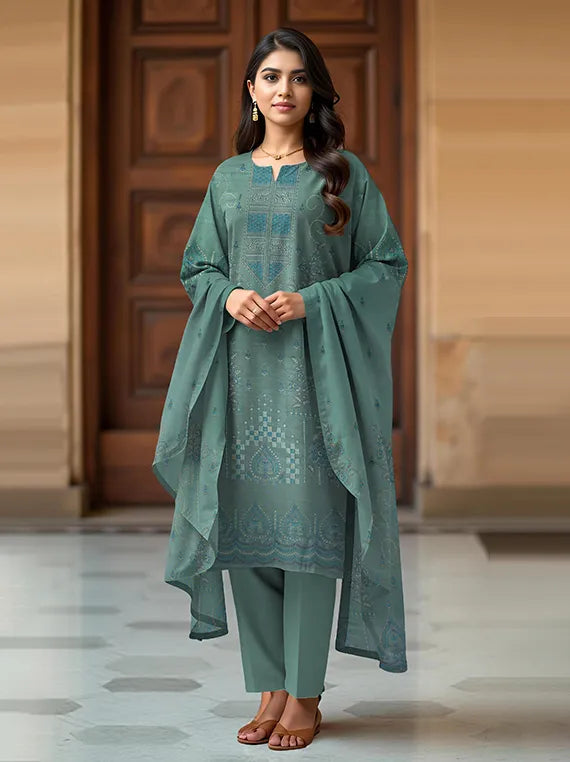 RASHk by Sobia Waseem Embroidered Dhanak Collection 2025 (D-01)