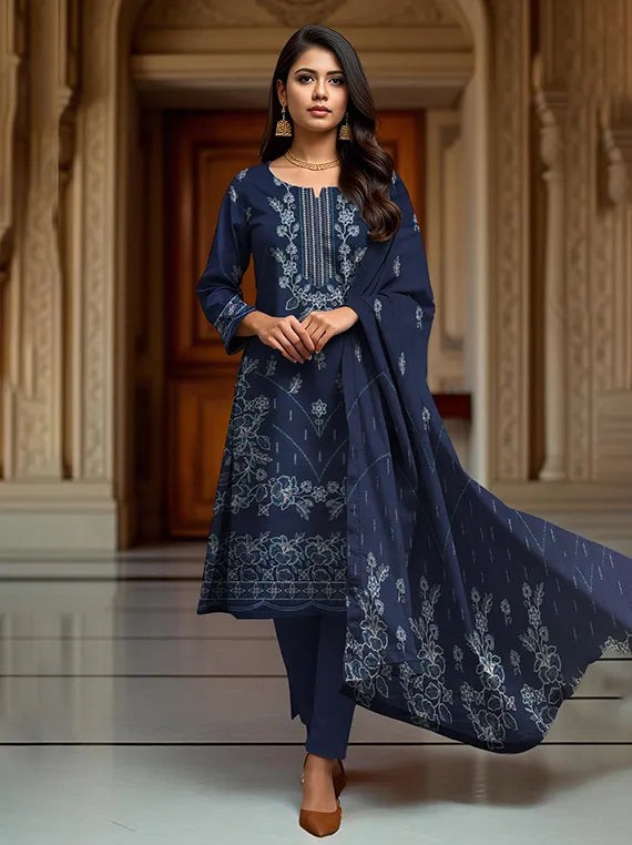 RASHk by Sobia Waseem Embroidered Dhanak Collection 2025 (D-02)