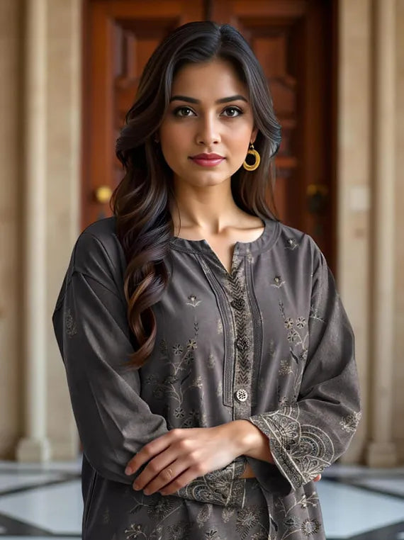 RASHk by Sobia Waseem Embroidered Dhanak Collection 2025 (D-05)
