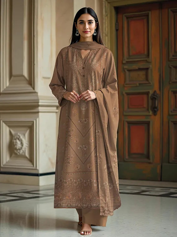RASHk by Sobia Waseem Embroidered Dhanak Collection 2025 (D-06)