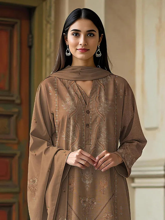 RASHk by Sobia Waseem Embroidered Dhanak Collection 2025 (D-06)