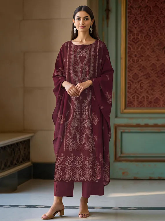 RASHk by Sobia Waseem Embroidered Dhanak Collection 2025