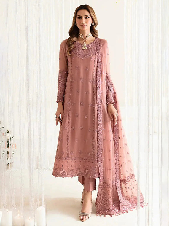 REENA by Alizeh Festive Embroidered Collection 2026 (4016-Crimson)