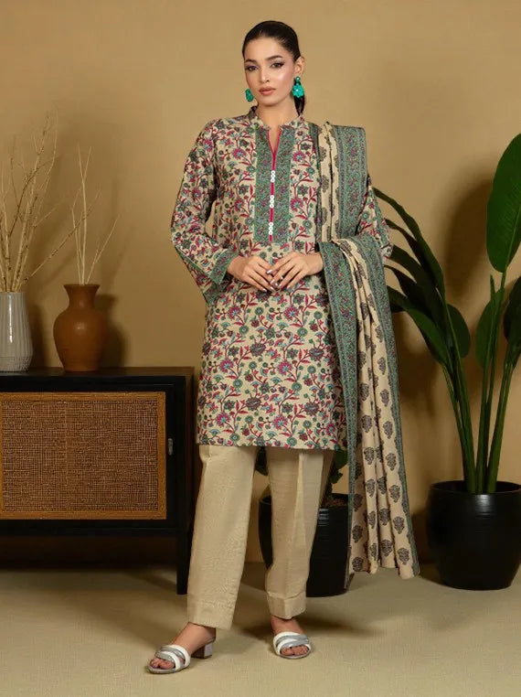 RIDHAM by Gul Ahmed Printed Khaddar Collection 2025 (WNS-52061)