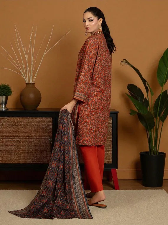 RIDHAM by Gul Ahmed Printed Khaddar Collection 2025 (WNS-52064)
