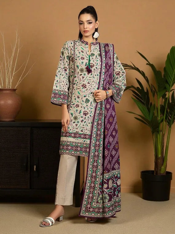 RIDHAM by Gul Ahmed Printed Khaddar Collection 2025 (WNS-52067)