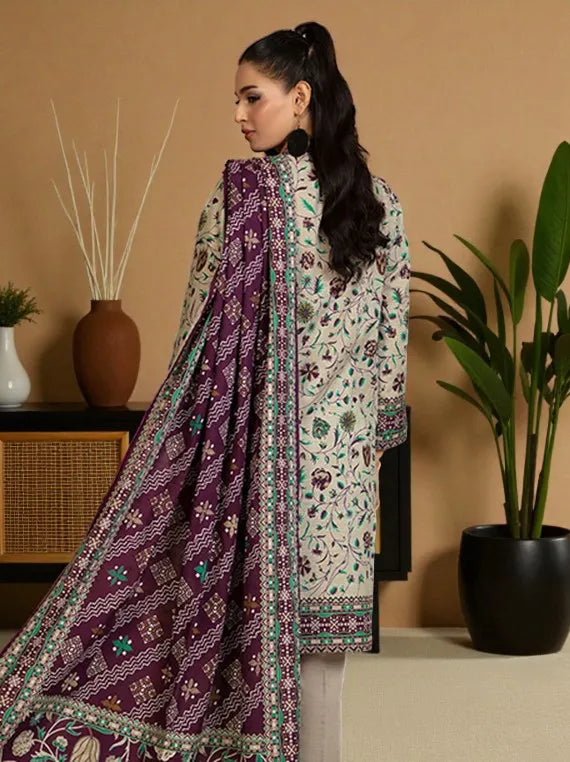 RIDHAM by Gul Ahmed Printed Khaddar Collection 2025 (WNS-52067)