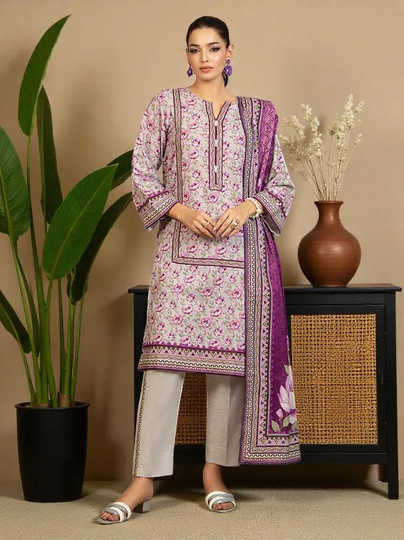 RIDHAM by Gul Ahmed Printed Khaddar Collection 2025 (WNS-52069)