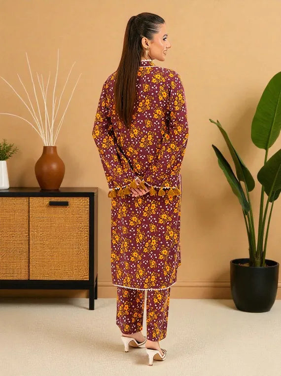 RIDHAM by Gul Ahmed Printed Khaddar Collection 2025 (WNST-52009)