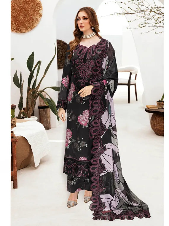 RIWAJ by Ramsha Embroidered Raw Silk Collection 2026 (J-604)