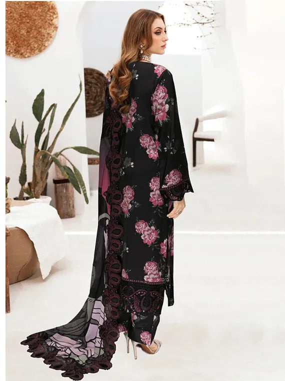 RIWAJ by Ramsha Embroidered Raw Silk Collection 2026 (J-604)