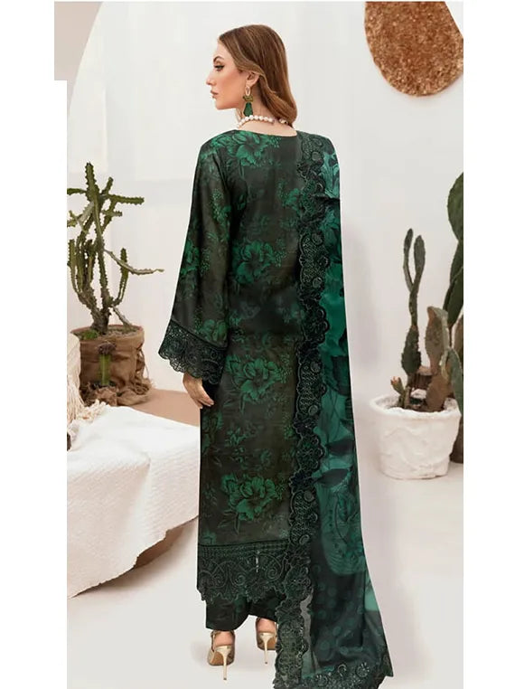 RIWAJ by Ramsha Embroidered Raw Silk Collection 2026 (J-605)